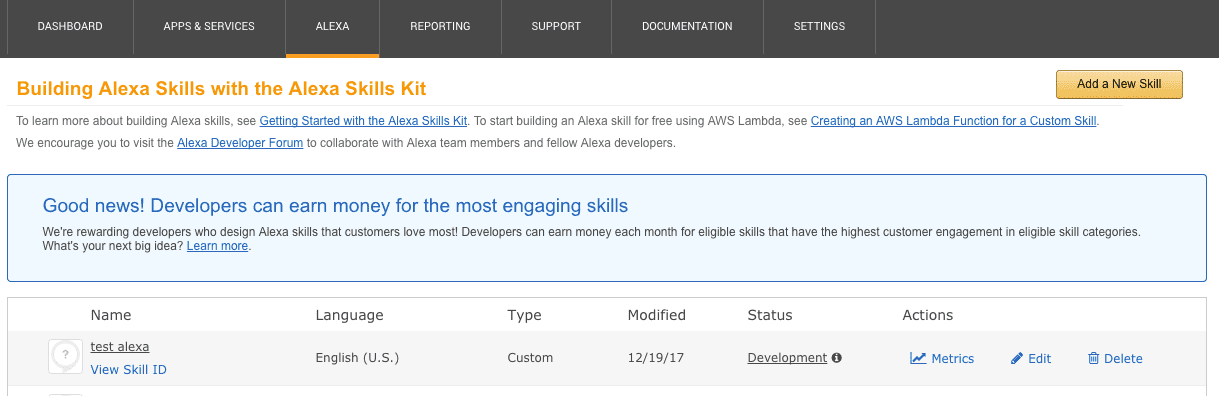 Add New Skill Page