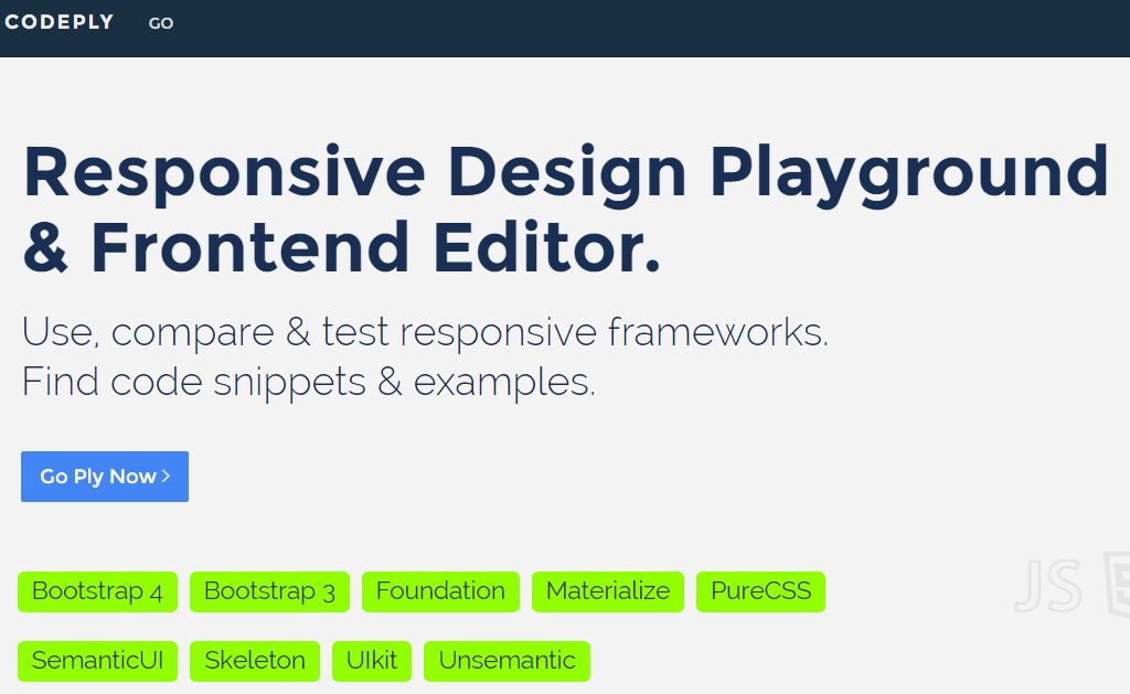 Bootply Editor